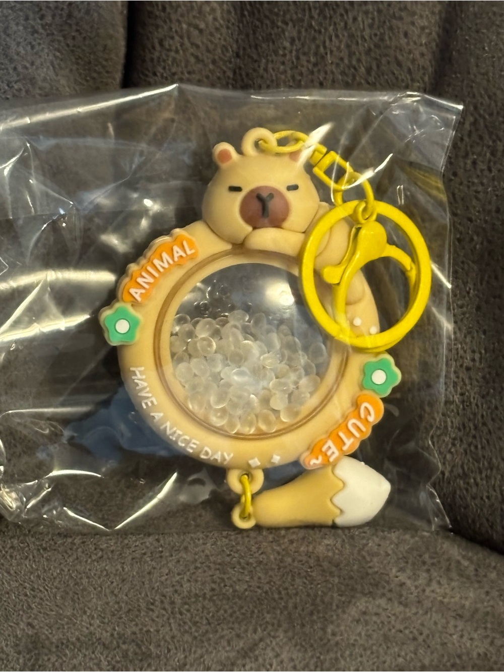 Cute Capybara KeyChain Clip Scent Freshener